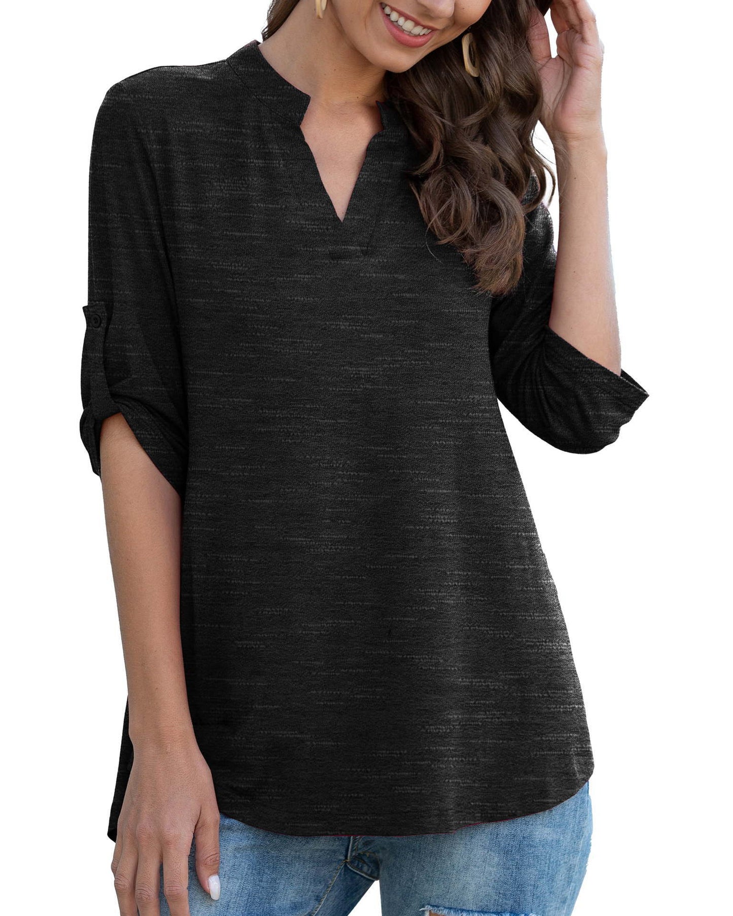 Women’s Lightweight Cooling Split V Tunic Top