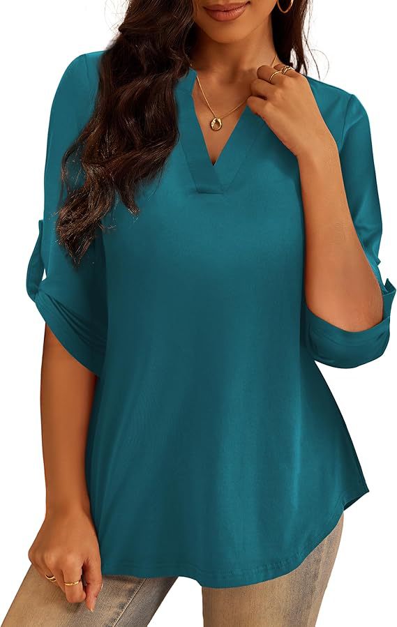 Women’s Lightweight Cooling Split V Tunic Top