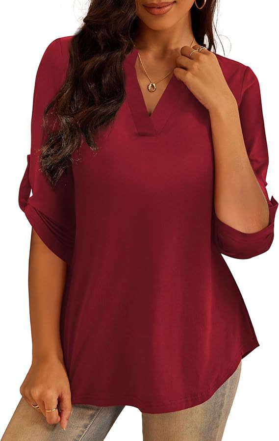 Women’s Lightweight Cooling Split V Tunic Top