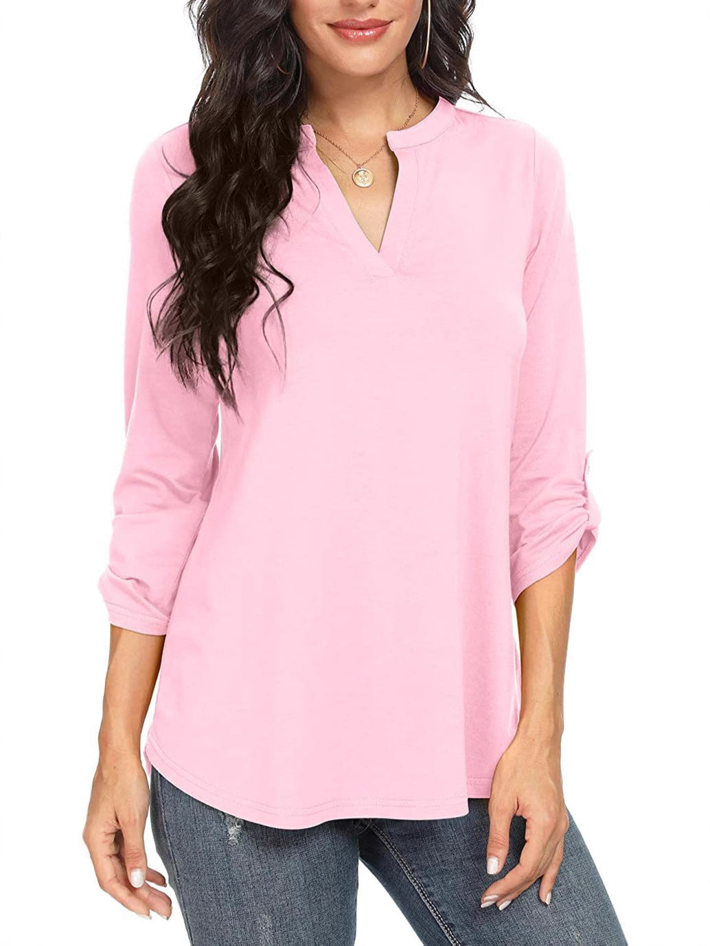 Women’s Lightweight Cooling Split V Tunic Top
